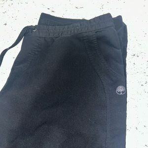 Black Healing Hands Purple Label scrub pants